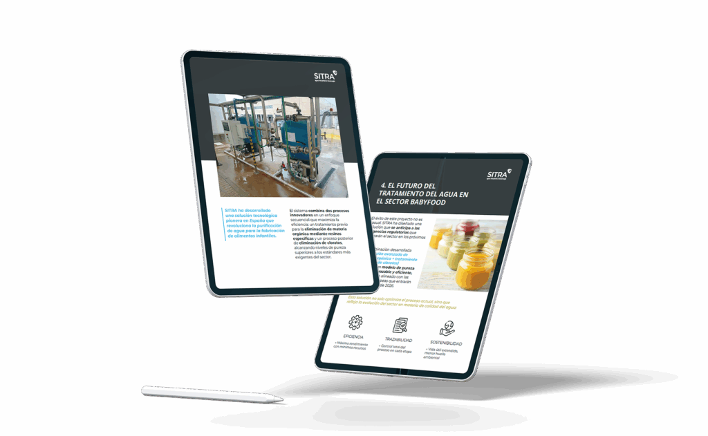 Purificación del agua en la producción alimentaria